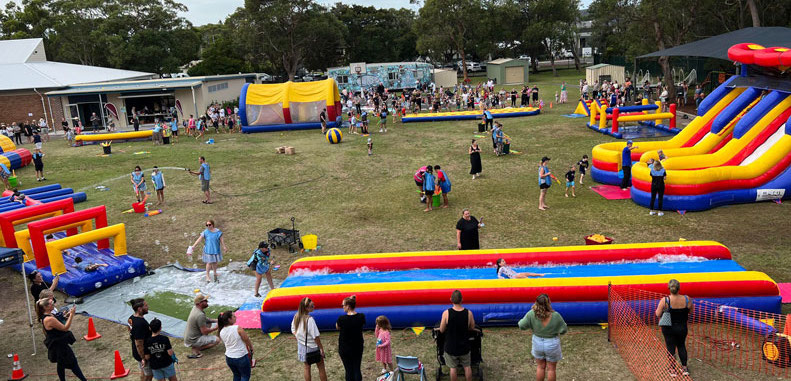 Splashathon event aerial view