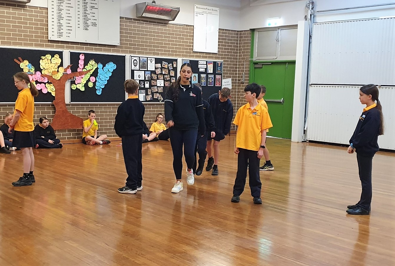 Year 6 farewell dance practice